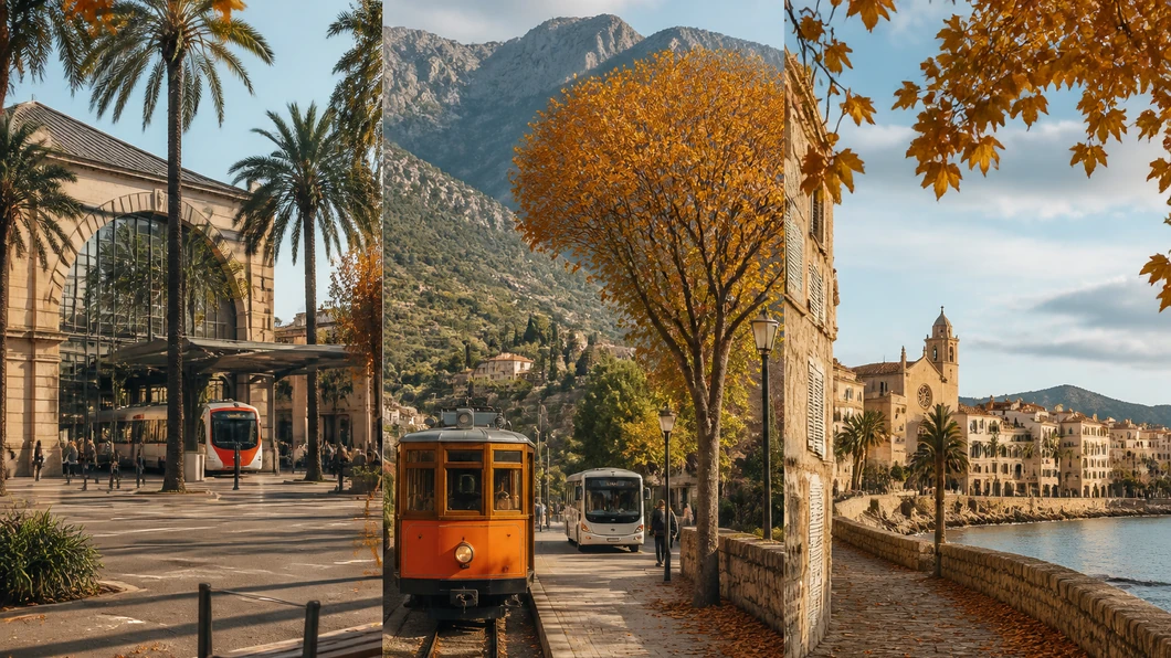 Trois ambiances de séjour sans voiture à Majorque : Palma, la vallée de Sóller et le nord autour d’Alcúdia.