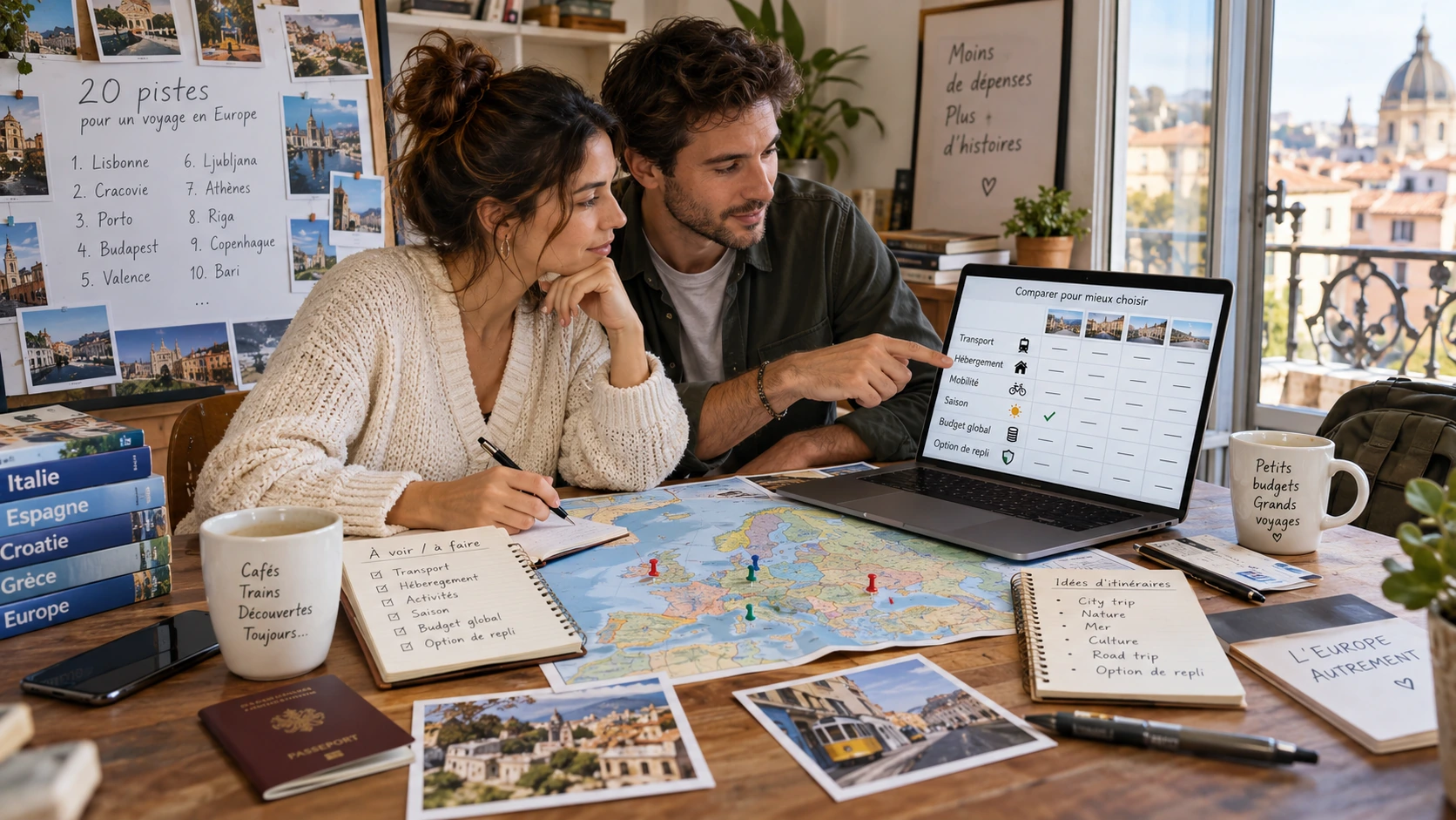 Top 20 des destinations d’Europe pas chères : choisir sans faux classement